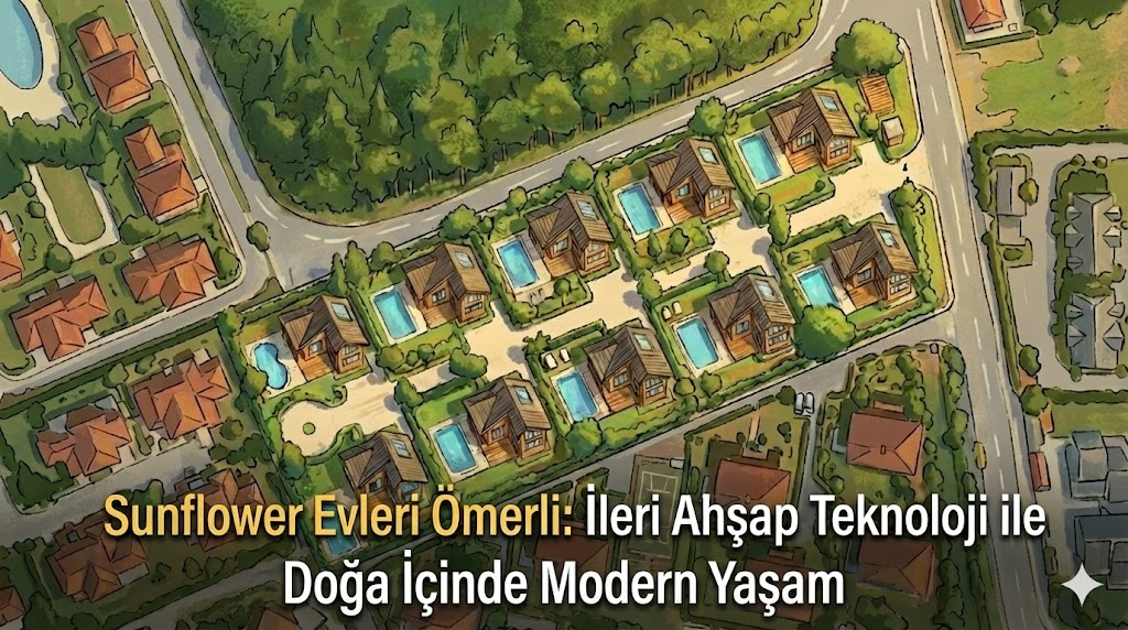 Sunflower Evleri Ömerli: İleri Ahşap Teknoloji ile Doğa İçinde Modern Yaşam